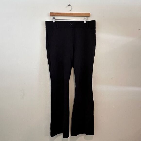 Betabrand High Rise Pull-on Black Yoga Pants Size XL Petite - Picture 1 of 4